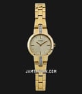Seiko Ladies SUJG40P1 Light Gold Dial Light Gold Stainless Steel Strap-0
