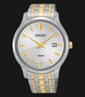 Seiko Classic SUR147P1 Silver Dial Two Tone Stainless Steel-0