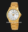 Seiko Classic SUR158P1 Silver Dial Gold Tone Stainless Steel Strap-0