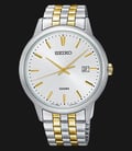 Seiko Classic SUR263P1 Neo Silver Dial Dual Tone Stainless Steel Strap-0