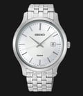 Seiko Neo SUR289P1 Classic Silver Dial Stainless Steel Strap-0