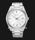 Seiko Classic SUR307P1 Discover More Silver Dial Stainless Steel Strap-0