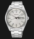 Seiko Classic SUR339P1 Neo Classic Discover More Silver Dial Stainless Steel Strap-0