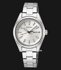 Seiko SUR349P1 Ladies Discover More Silver Dial Stainless Steel Strap-0