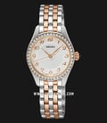 Seiko Classic SUR386P1 Discover More White Dial Dual Tone Stainless Steel Strap-0
