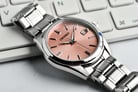 Seiko Classic SUR523P1 Discover More Pink Salmon Dial Stainless Steel Strap-6