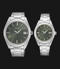 Seiko Classic SUR533P1_SUR527P1 Dress Olive Green Dial Stainless Steel Strap-0