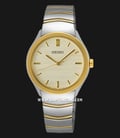 Seiko SUR550P1 Discover More Beige Dial Dual Tone Stainless Steel Strap-0