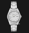 Seiko Classic SUR633P1 Ladies Silver Dial Stainless Steel Strap-0