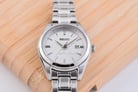 Seiko Classic SUR633P1 Ladies Silver Dial Stainless Steel Strap-4