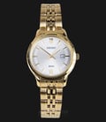 Seiko Classic SUR704P1 Neo Silver Dial Gold Stainless Steel Strap-0