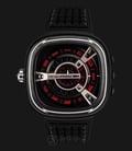 SEVENFRIDAY M1/04 PUNK Limited Edition Automatic Black Leather Strap-0