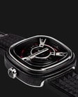 SEVENFRIDAY M1/04 PUNK Limited Edition Automatic Black Leather Strap-2