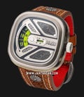 SEVENFRIDAY M1B/02 M-Series El-Charro Automatic Brown Leather Strap LIMITED EDITION-4