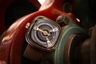 SEVENFRIDAY M-Series M2/02 Automatic Black Brown Leather Strap-3