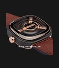 SEVENFRIDAY M-Series M2/02 Automatic Black Brown Leather Strap-1