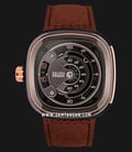 SEVENFRIDAY M2B/01 M-Series Revolution Automatic Brown Leather Strap-0