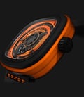 SEVENFRIDAY P1-3 Orange - Industrial Essence Orange Dial Black Leather Strap-1