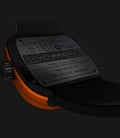 SEVENFRIDAY P1-3 Orange - Industrial Essence Orange Dial Black Leather Strap-2