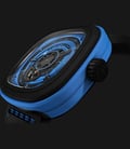 SEVENFRIDAY P1-4 Blue-Industrial Essence Blue Dial Black Leather Strap-1