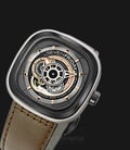 SEVENFRIDAY P2B/01 Industrial Revolution Series Automatic Brown Leather Strap-2