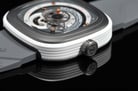 SEVENFRIDAY P3-3 Black - Industrial Engines Dual Tone Dial Grey Leather Strap-4