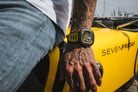 SEVENFRIDAY P-Series P3B/03 Engine Racing Team Yellow Automatic Dual Color Leather Strap-6