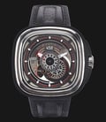 SEVENFRIDAY P3C/01 Hot Rod Limited Edition Automatic Black Leather Strap-0