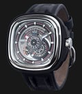 SEVENFRIDAY P3C/01 Hot Rod Limited Edition Automatic Black Leather Strap-1