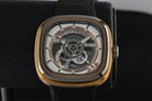 SEVENFRIDAY P-Series PS2/02 Cuxedo Automatic Semi Skeleton Dial Black Leather Strap-6
