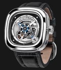SEVENFRIDAY S1/01 Series Automatic Black Leather Strap-1