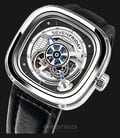 SEVENFRIDAY S1/01 Series Automatic Black Leather Strap-3