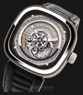 SEVENFRIDAY S2/01 Series Automatic Black Leather Strap-1