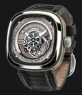 SEVENFRIDAY S2/01 Series Automatic Black Leather Strap-3
