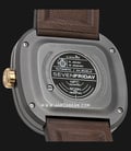 SEVENFRIDAY T-series T2/03 Automatic Dual Tone Dial Brown Leather Strap-2