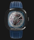 SEVENFRIDAY T-series T3/03 Automatic Dual Tone Dial Blue Leather Strap-0