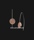 Anting Skagen SKJ1174791 Merete Rose Tone Brilliant Mesh Hook Earrings-0