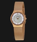 Skagen 233XSRR Slimline Pearl Dial Rose Gold Stainless Steel Strap Watch-0