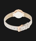 Skagen 456SRLT Leonora Pearl Dial Cream Leather Strap Watch-2