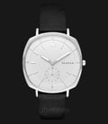 Skagen SKW2403 Rungsted White Dial Black Leather Strap Watch-0