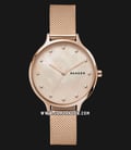 Skagen Anita SKW2773 Mother of Pearl Dial Rose Gold Stainless Steel Strap-0