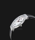 Skagen SKW6024 Klassic White Dial Black Leather Strap Watch-1