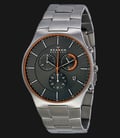 Skagen SKW6076 Balder Chronograp Grey Dial Titanium Bracelet Watch-0