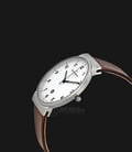 Skagen SKW6082 Ancher White Dial Brown Leather Strap Watch-1