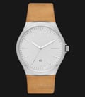 Skagen Sunby SKW6261 Silver Dial Light Brown Leather Strap-0