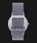Skagen Kristoffer SKW6524 Blue Recycled Woven Men Grey Dial Dual Tone Leather Strap-2