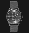 Skagen Holst SKW6608 Chronograph Charcoal Dial Charcoal Mesh Strap-0