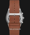 Skagen Melbye SKW6805 Chronograph Men Grey Charcoal Dial Brown Leather Strap-2
