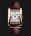 SKMEI 1085BN Silver Dial Brown Leather Strap-0