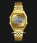 SKMEI 1345GDGDWT Gold Digital Dial Gold Stainless Steel Strap [No Box]-0